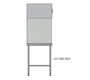 Laminaire downflow kast voor blistermachine