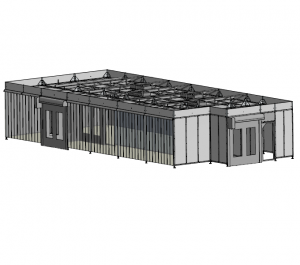 Modulaire hardwall cleanroom voor e-liquid fabricage