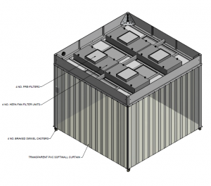 Verrijdbare cleanroom voor EUV onderzoek bij Universiteit