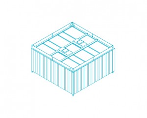 Modulaire softwall cleanroom voor het samplen van medische producten
