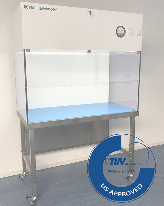 Downflow units ProCleanroom US approved by TÜV - Procleanroom.com